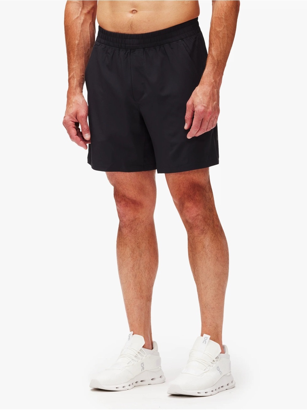 Men's Black Athletic Shorts|Pacebreaker|